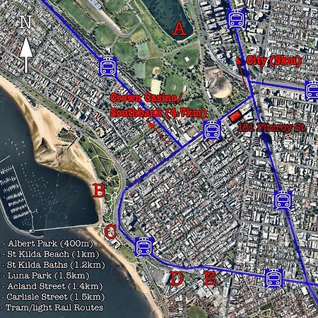 Apartament ☆ Heart Of St Kilda ☆ Infinity Pool+Parking+Wifi Melbourne Zewnętrze zdjęcie